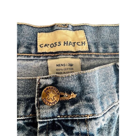 CROSSHATCH Denim Cargo Shorts size 36 - Picture 5 of 7